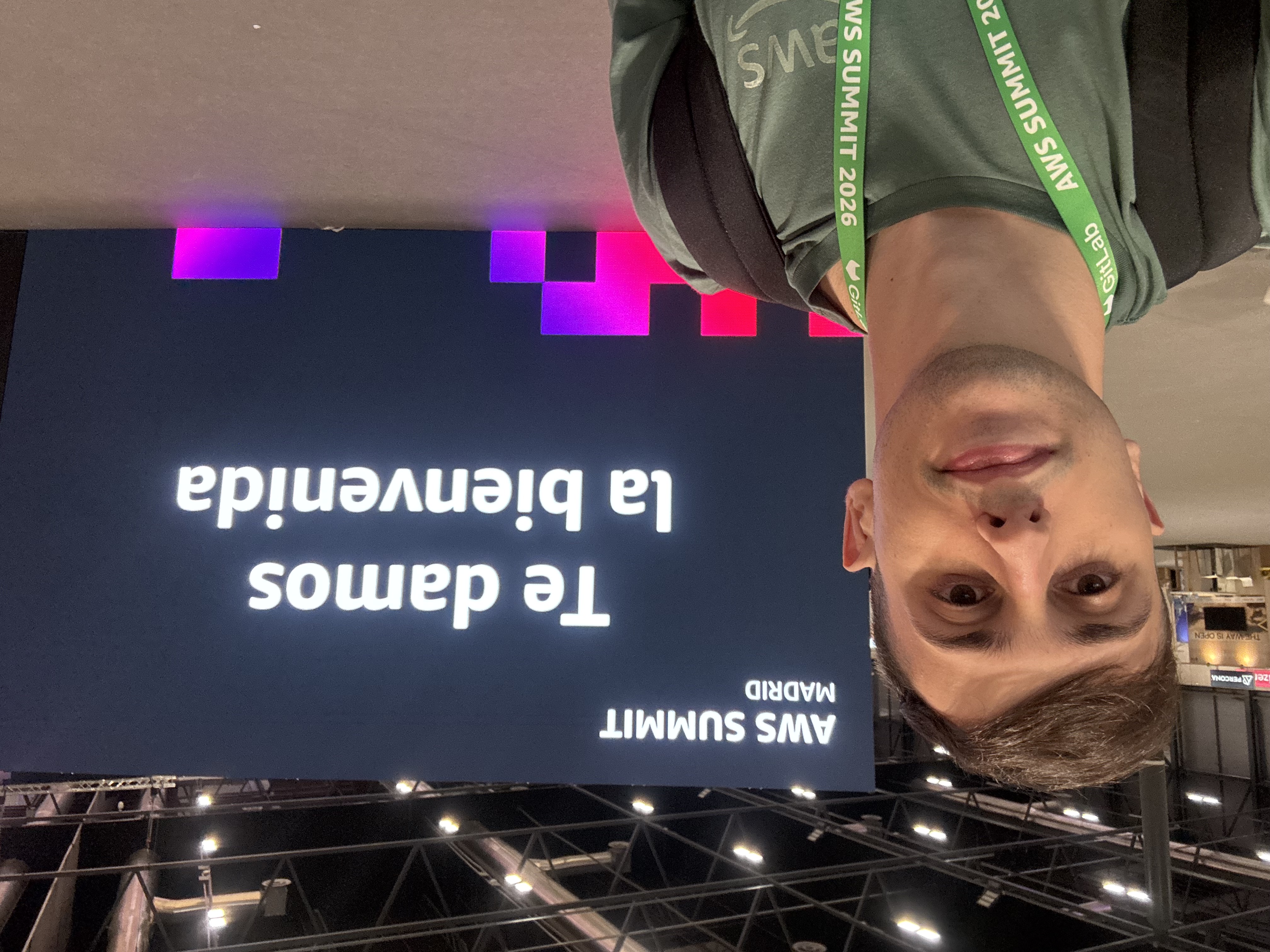 Brian at AWS Summit Madrid
